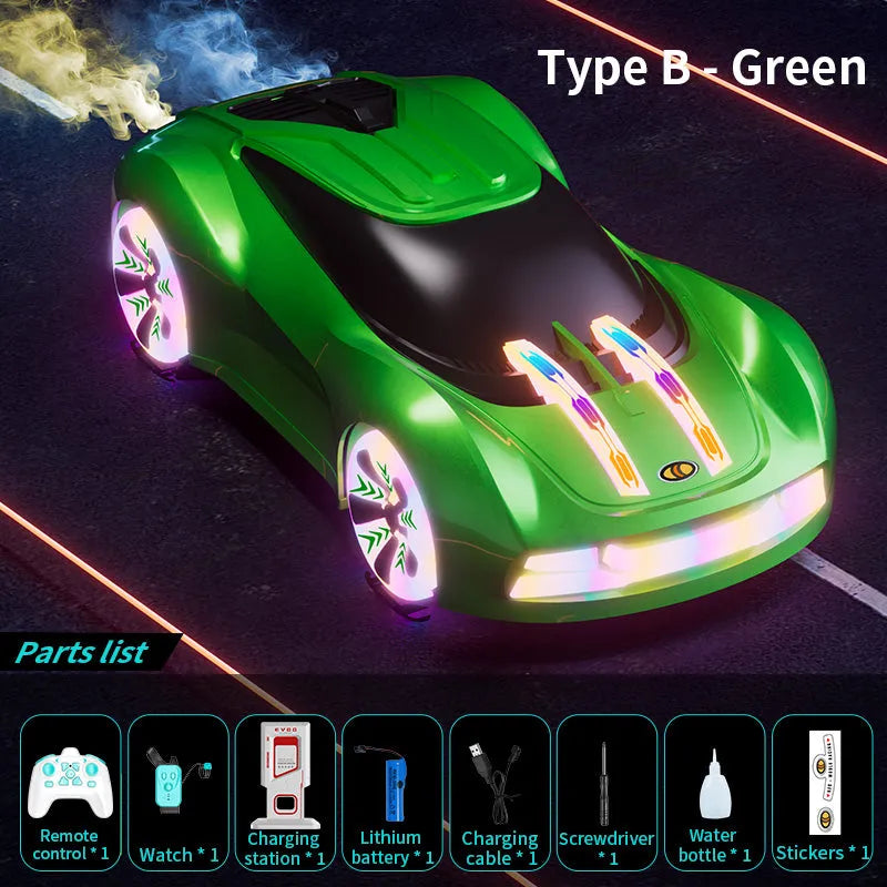 JJRC Q206 2.4G RC Car - Futuristic Concept Racing Car with LED Lights & Music Play, Ready-to-Run (RTR) Remote Control Toy - Perfect for Indoor Racing, Birthday Gifts & Kids Outdoor Play
