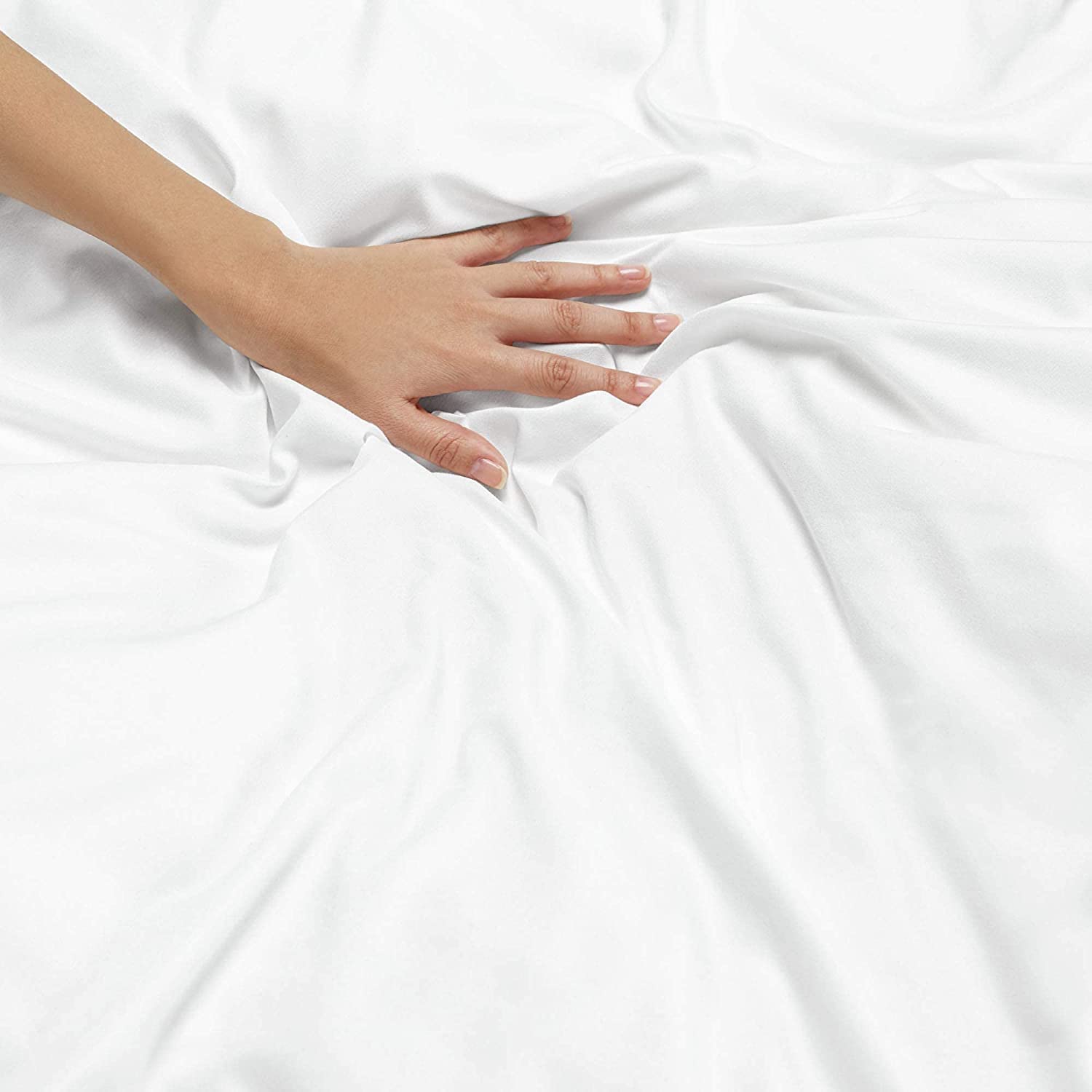 800 Thread Count 100% Egyptian Cotton Sheets - Luxury Hotel Quality Bedding Set (4pc) with Pillowcases | Ultra Soft & Breathable | Deep Pocket Fits up to 10