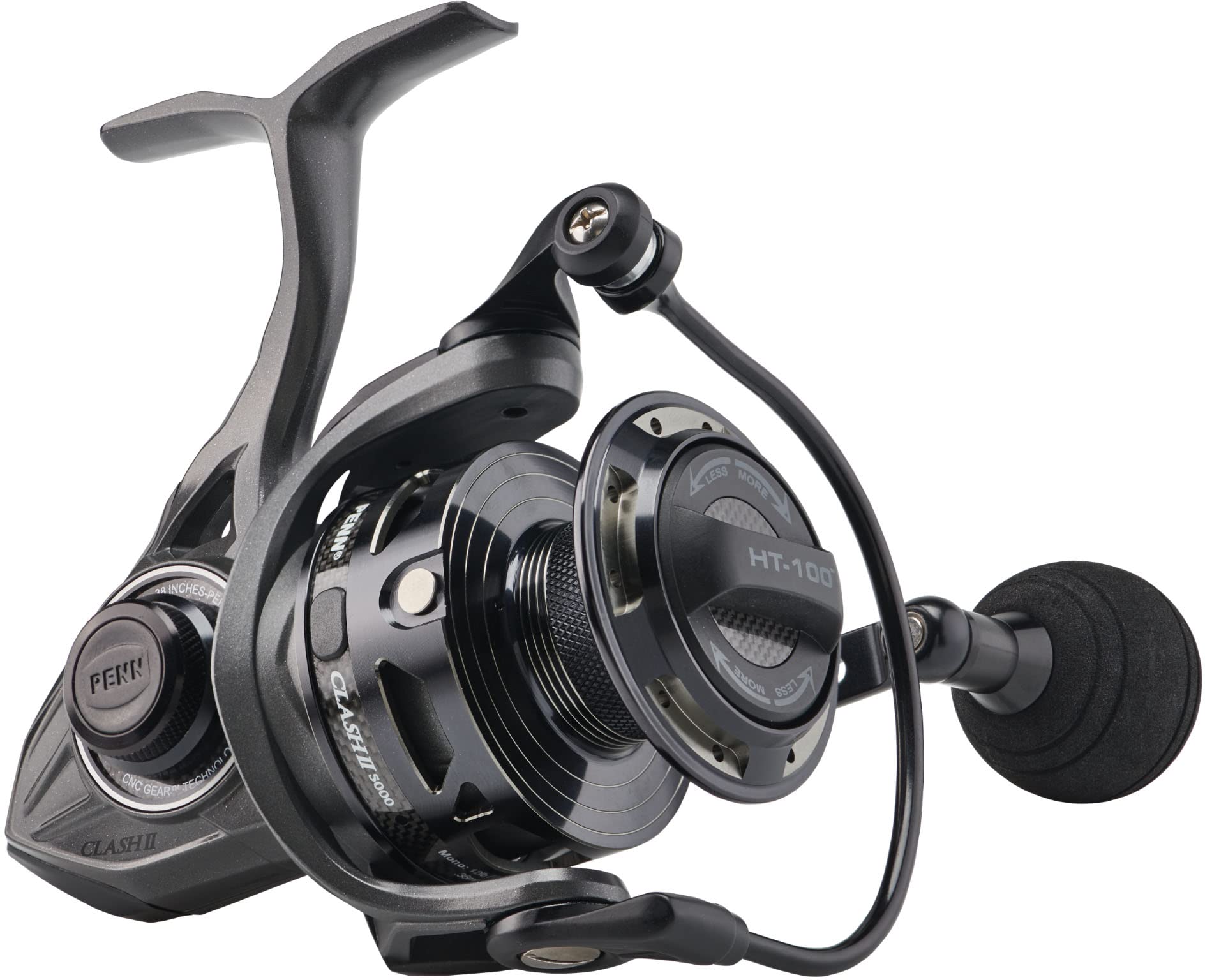 Penn Clash II Spinning Reel - Lightweight Saltwater Fishing Reel for Shore & Kayak - Perfect for Bass, Pollack, Cod, Wrasse - Ideal for Lure Fishing & Sea Angling Adventures