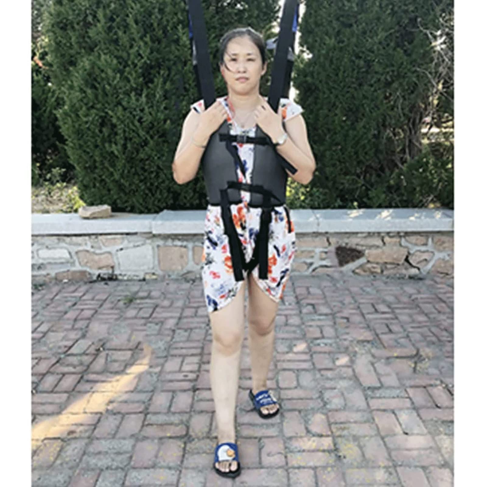 **Best Patient Lift Sling for Standing & Walking - Divided Leg Sling with Gait Belt - Full Body Support for Safe Transfers & Mobility Training - Ideal for Elderly Care & Physical Therapy**