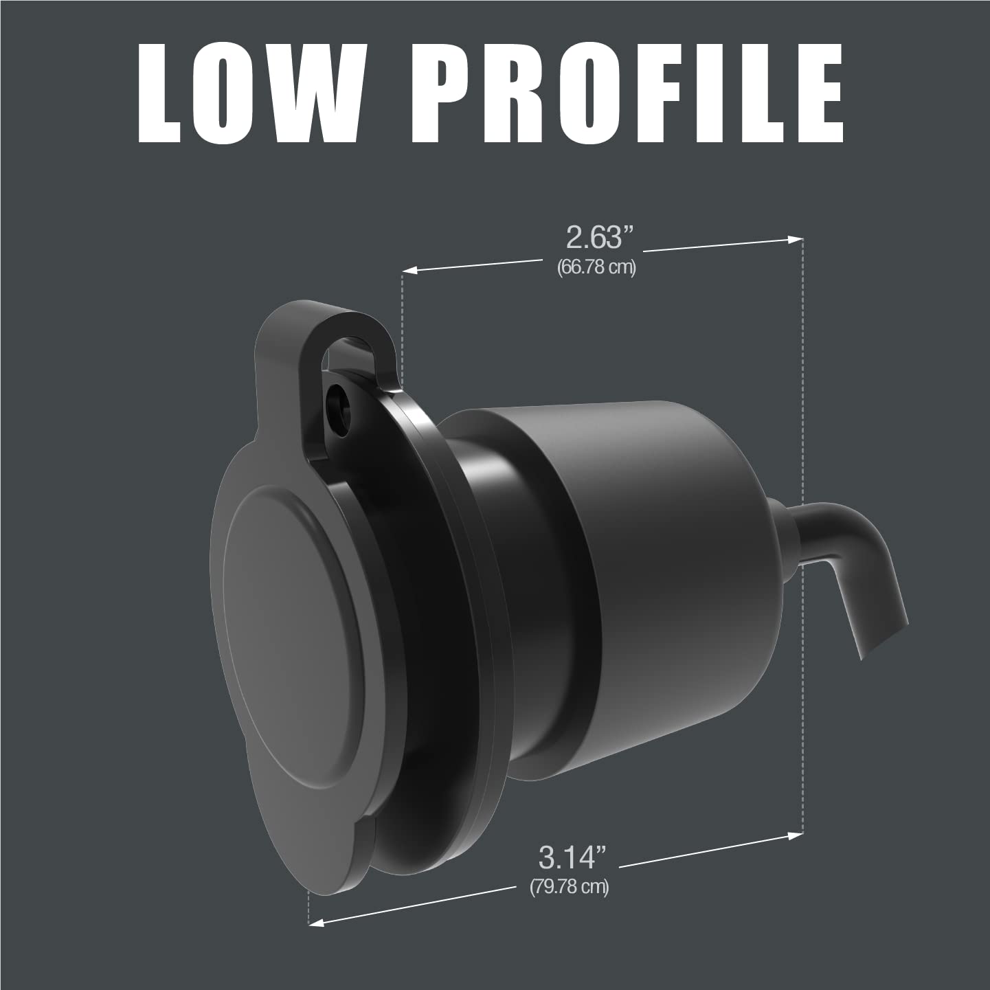 Journeyman-Pro 5279 15 Amp 120-125 Volt NEMA 5-15 Flanged Outlet, Black Commercial Grade 2 Pole-3 Wire Straight Blade Plug Charger Receptacle (10-Pack with Front & Back Covers) - Ideal for Commercial Buildings, Workshops, and Industrial Power Distribution