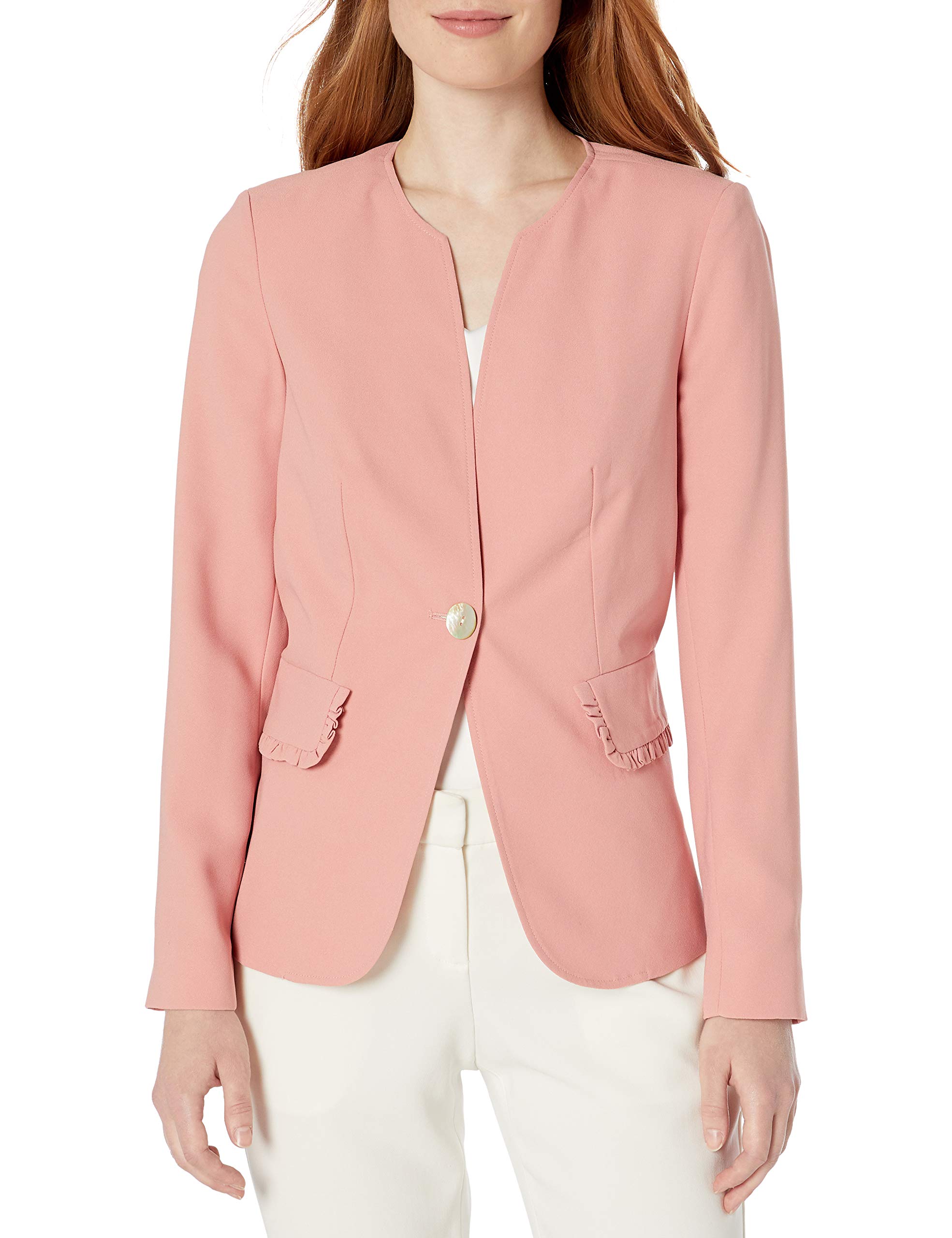 Nanette Lepore Women's Long Sleeve Blouse - Elegant Floral Print Tops for Work, Office & Casual Wear | Perfect for Business Attire, Date Night & Special Occasions