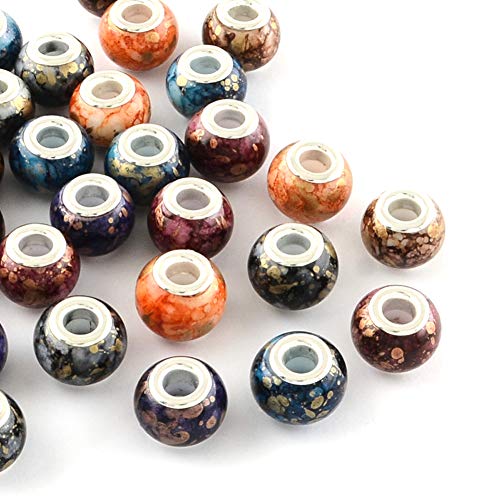 Random Mixed Color, 14~15x11~12mm