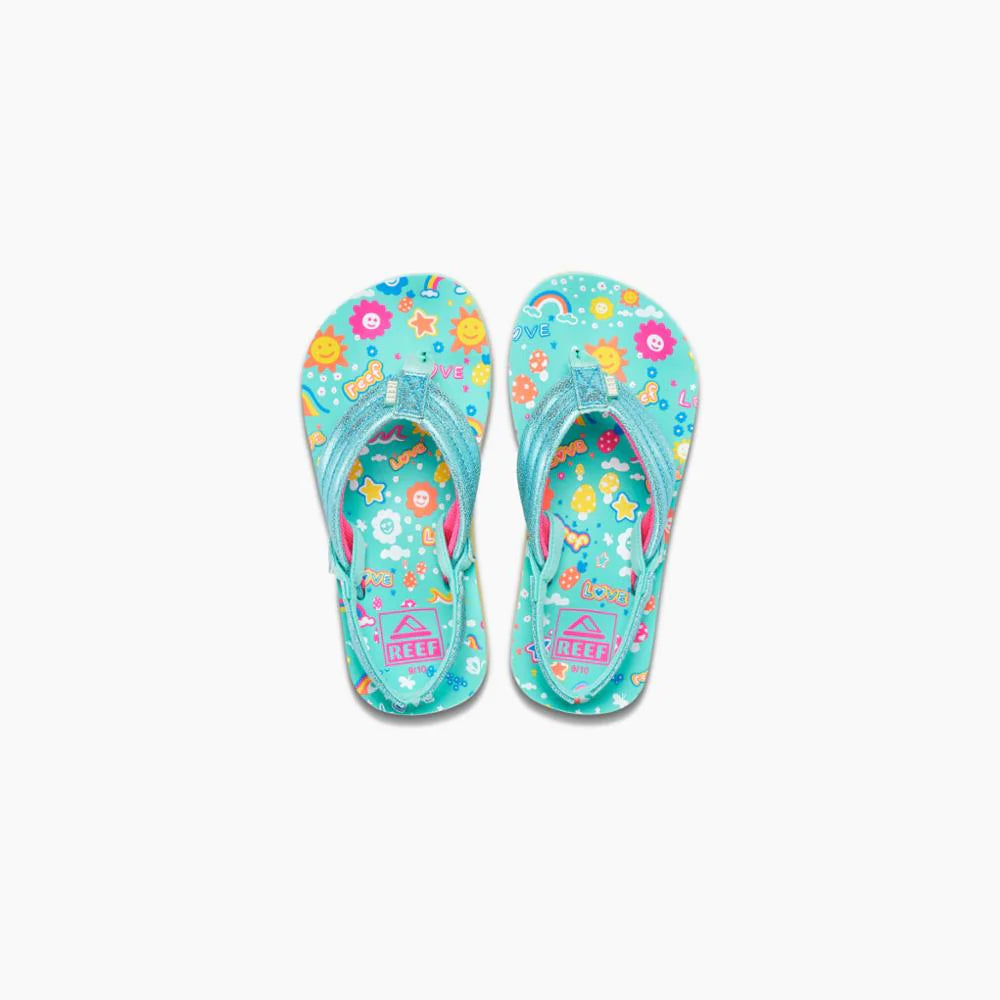Reef Rainbow Love Little Ahi Sandals - Women's Comfortable Flip Flops for Beach, Pool & Summer Outfits