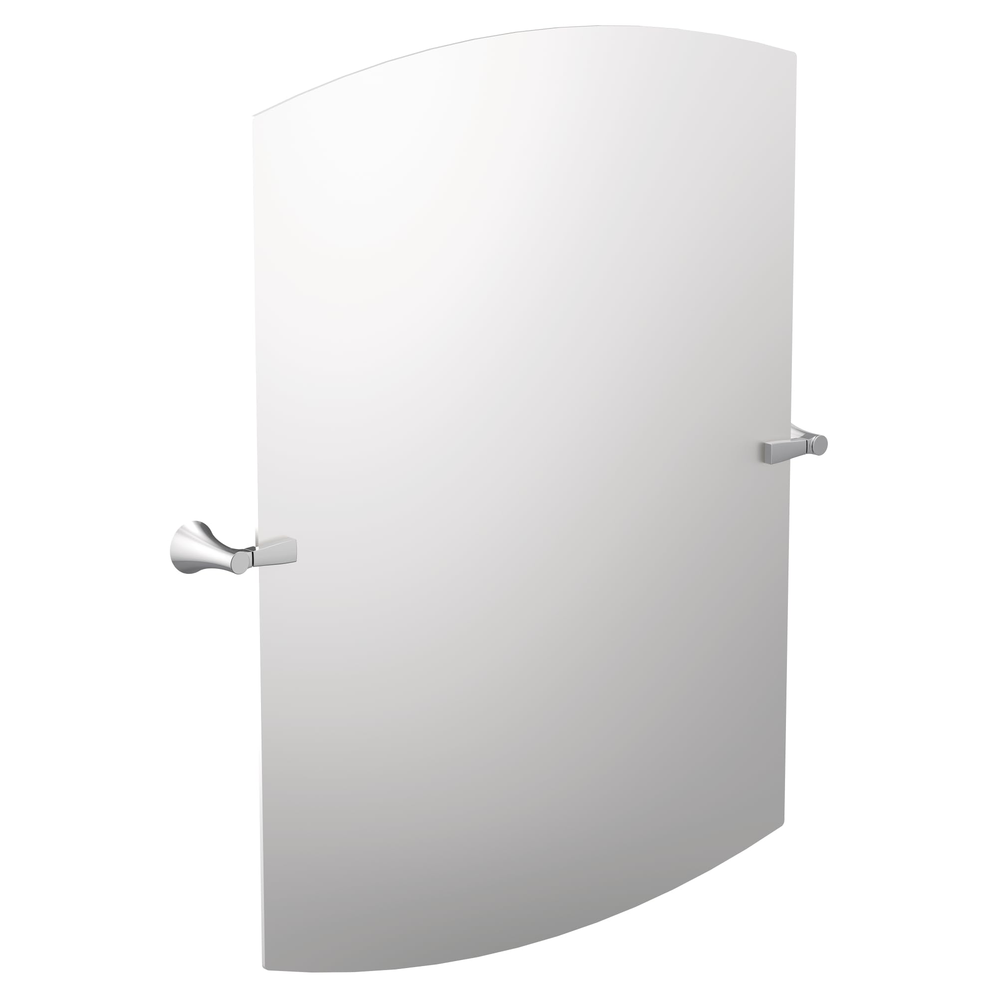 Moen YB0390CH Flara Square Bathroom Tilting Mirror in Chrome - Modern Vanity Mirror for Bathroom, Makeup, Shaving & Home Decor