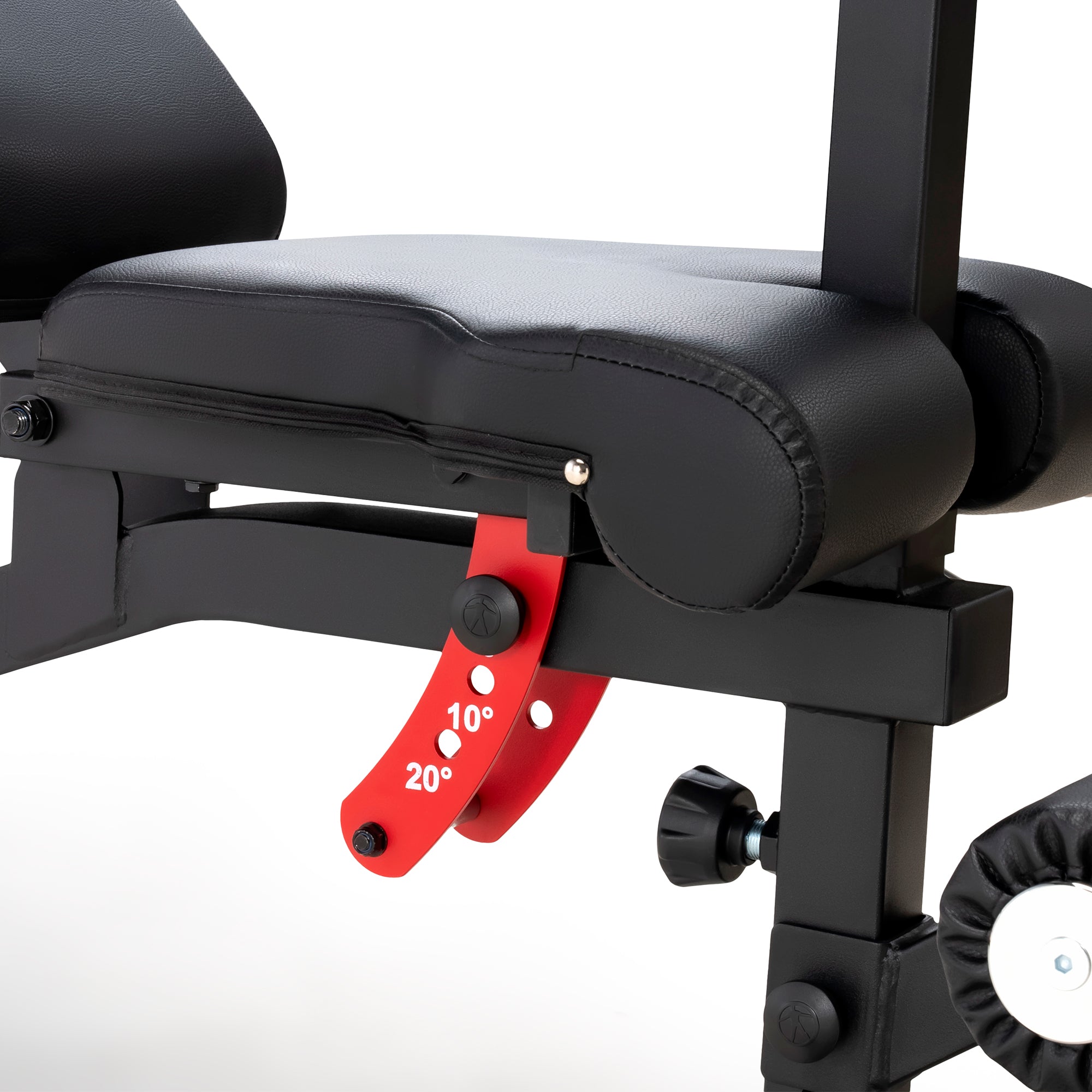 Marcy Utility Bench with Arm Curl - Adjustable Weight Bench for Home Gym Strength Training | SB 7799 | Perfect for Dumbbell Workouts, Sit-ups & Full-Body Exercises