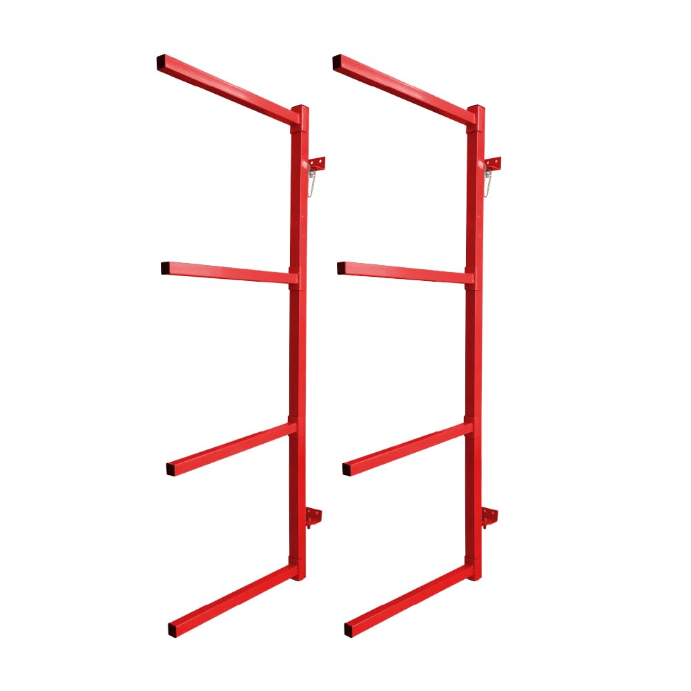 Wall Mount Bumper Stand - Heavy Duty Auto Bumper Storage Rack for Garage Organization (Orange) - Perfect for Car Repair Shops, DIY Garages & Auto Body Storage