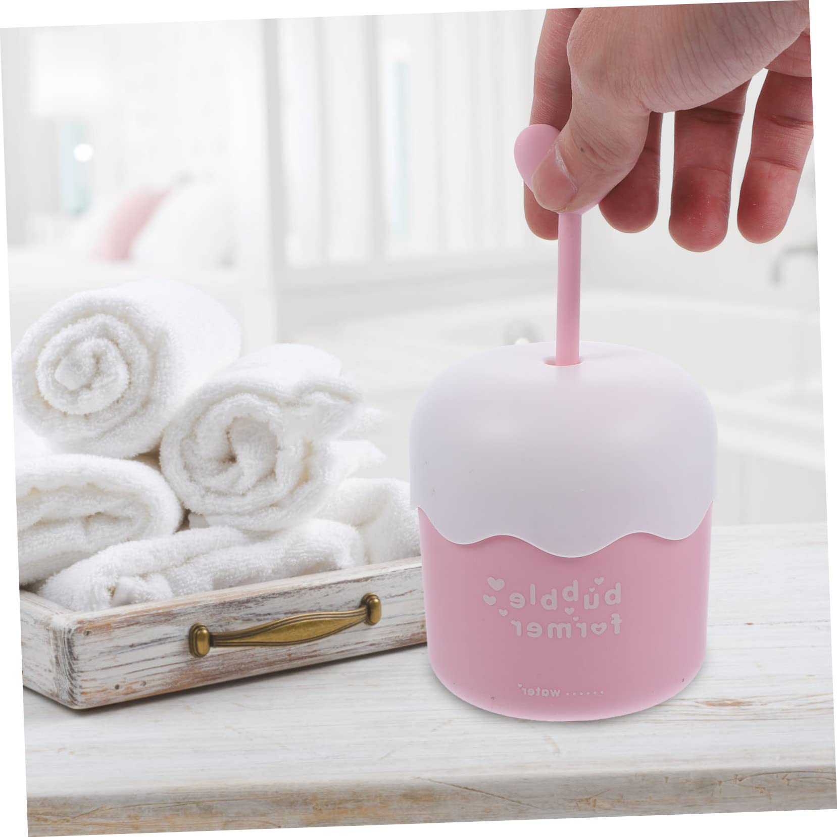 FOMIYES 3-Piece Deep Marshmallow Foamers - Handheld Skin Care Foam Maker Tool for Cream & Cleanser | Rich Lather Generator | Cute Bath Accessory | Perfect for Facial Cleansing, Shaving & DIY Skincare at Home