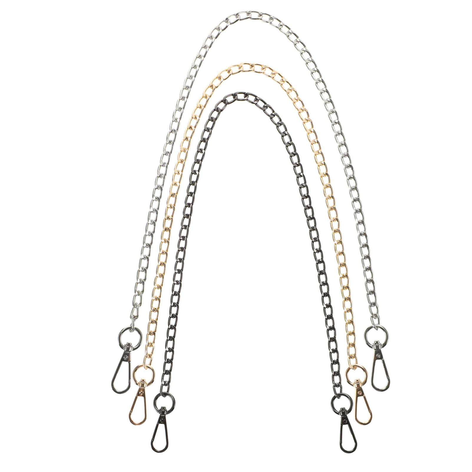 OSALADI 3-Piece DIY Bag Chain Accessories Set - Handbag Strap Replacement, Purse Crossbody Chain for Women | Perfect for Customizing Purses, Totes & Shoulder Bags