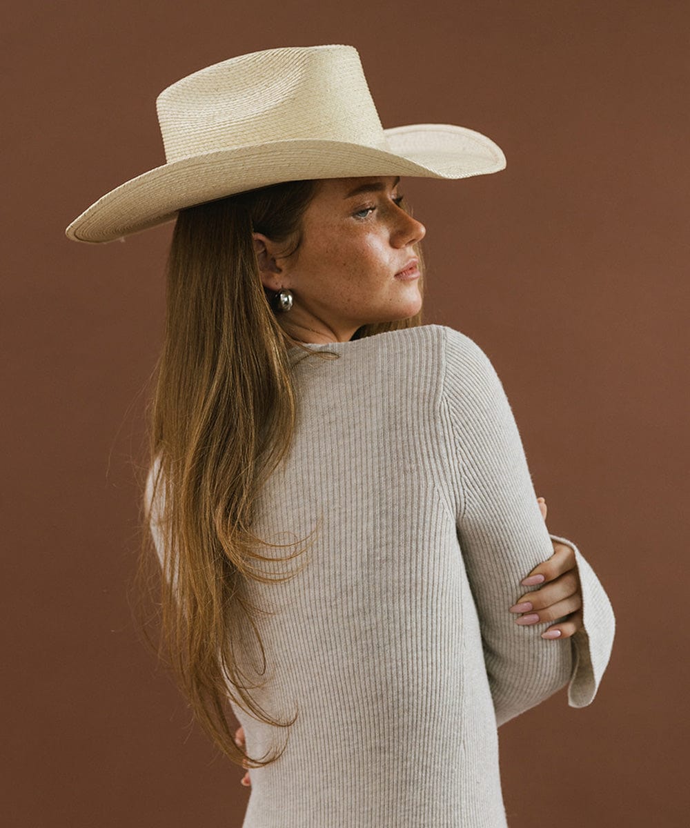 Millie Straw Cowboy Hat for Women - Western Style Summer Sun Hat with Wide Brim - Perfect for Outdoor, Beach, Rodeo, and Country Music Festivals