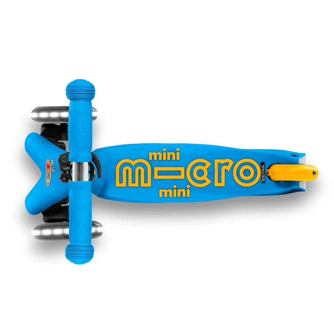 Micro Mini Deluxe 3 Wheel LED Scooter for Kids - Light Up Ocean Blue | Perfect for Commuting, Neighborhood Rides & Outdoor Fun