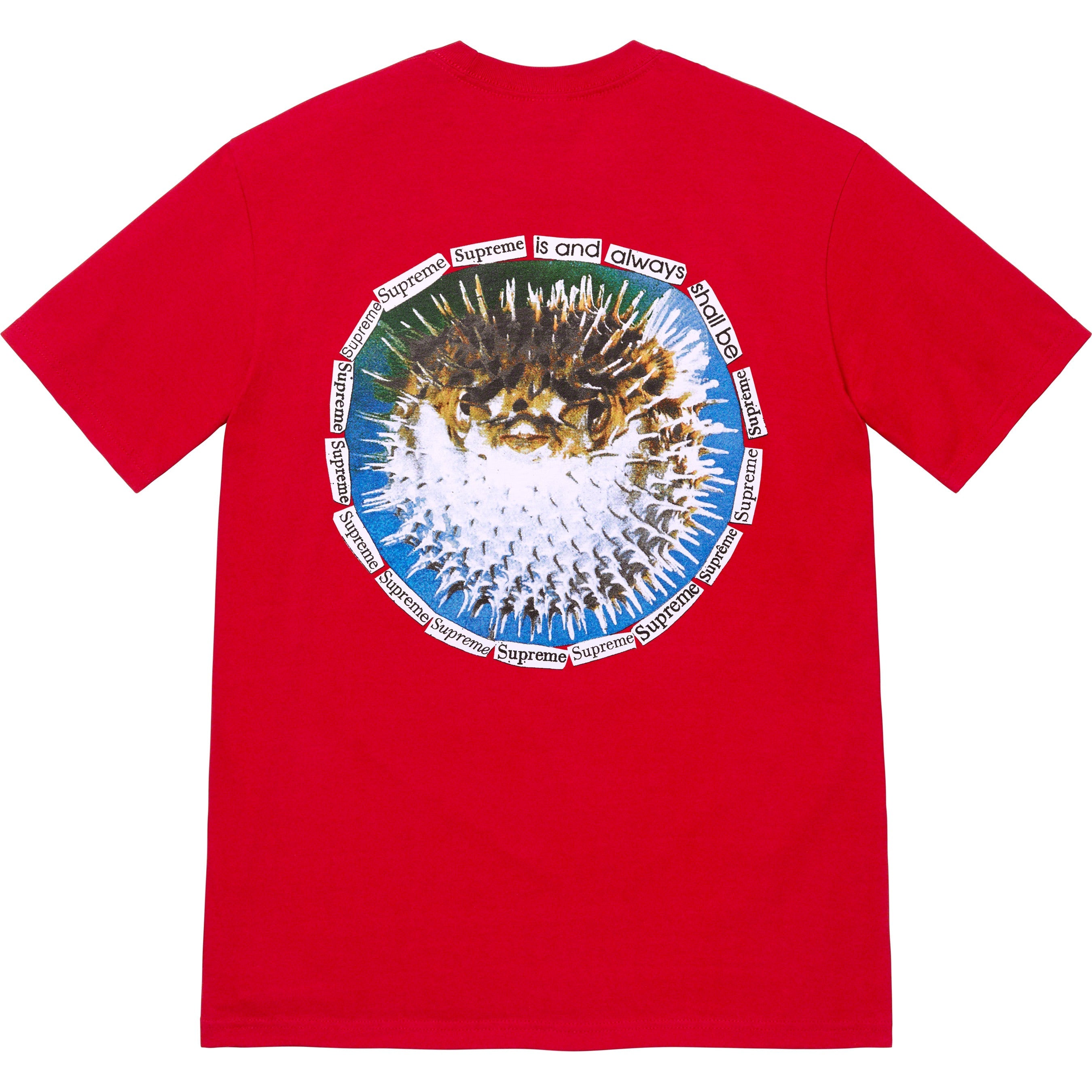 Supreme Blowfish Graphic T-Shirt - Red | Streetwear Fashion for Men & Women | Perfect for Casual Wear, Outfits & Street Style