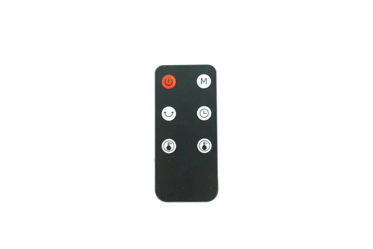 Sunday Living KPT-173ND LED 3D Electric Infrared Fireplace Space Heater Remote Control - Perfect for Bedroom, Living Room & Office Heating