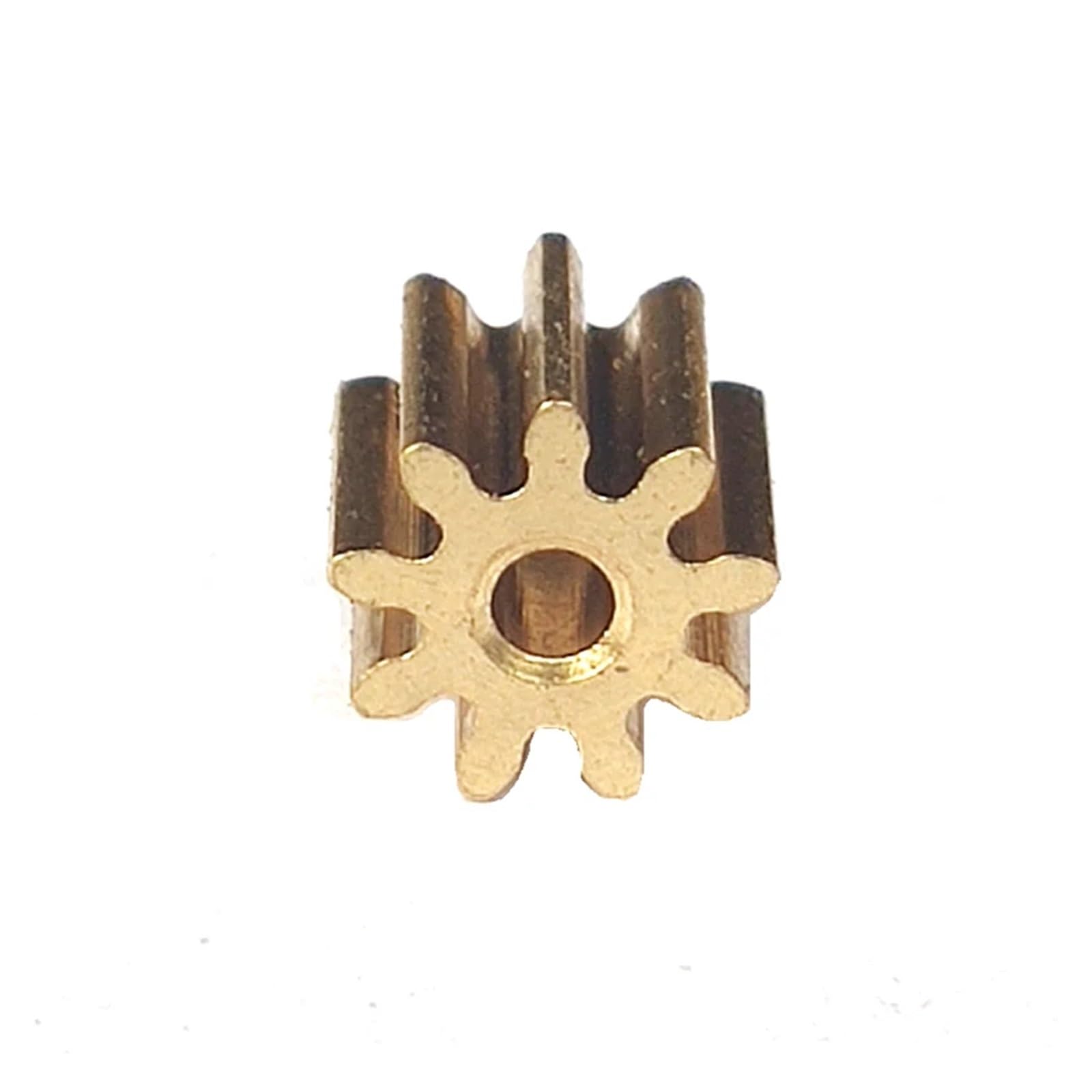 10-Piece 0.25 Module CNC Copper Spur Gears Set (9-20 Teeth) - 1.48mm Hole, 3.5mm Thick - Perfect for RC Cars, Robotics, Clock Mechanisms & DIY Engineering Projects