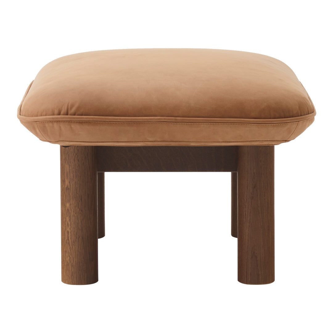Brasilia Ottoman - Modern Round Storage Ottoman with Lift Top, Upholstered Footrest Stool for Living Room, Bedroom & Office - Perfect for Extra Seating, Storage & Home Decor