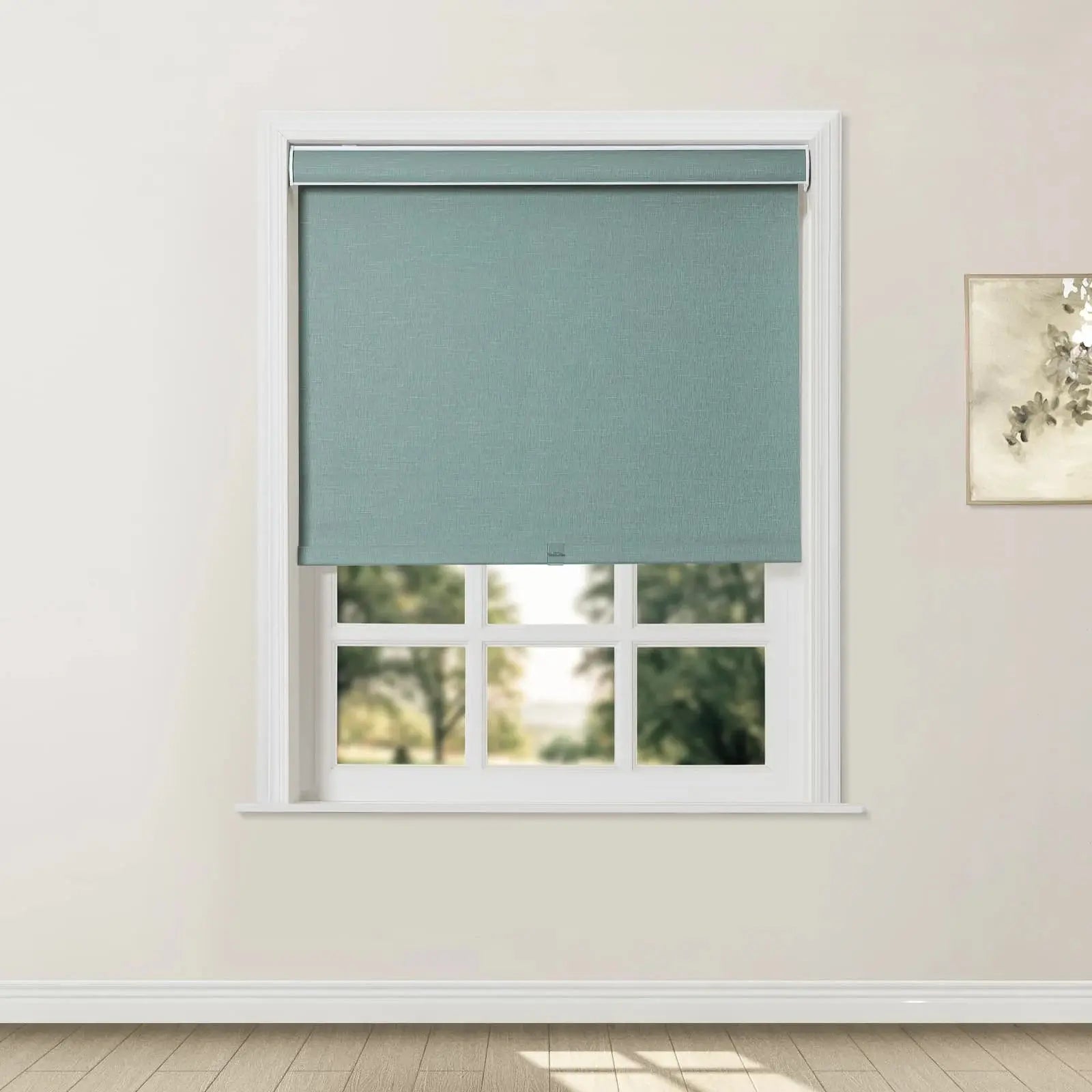 Blackout Cordless Roller Shades for Windows - Room Darkening Window Treatments for Bedroom, Nursery & Home Theater - Premium Fabric by Alvin Boutique