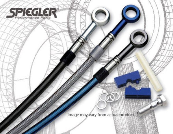 Spiegler R1100R (1994-2001) Full Stainless Steel Brake Line Kit for BMW Motorcycles - Perfect for Street Riding and Performance Upgrades