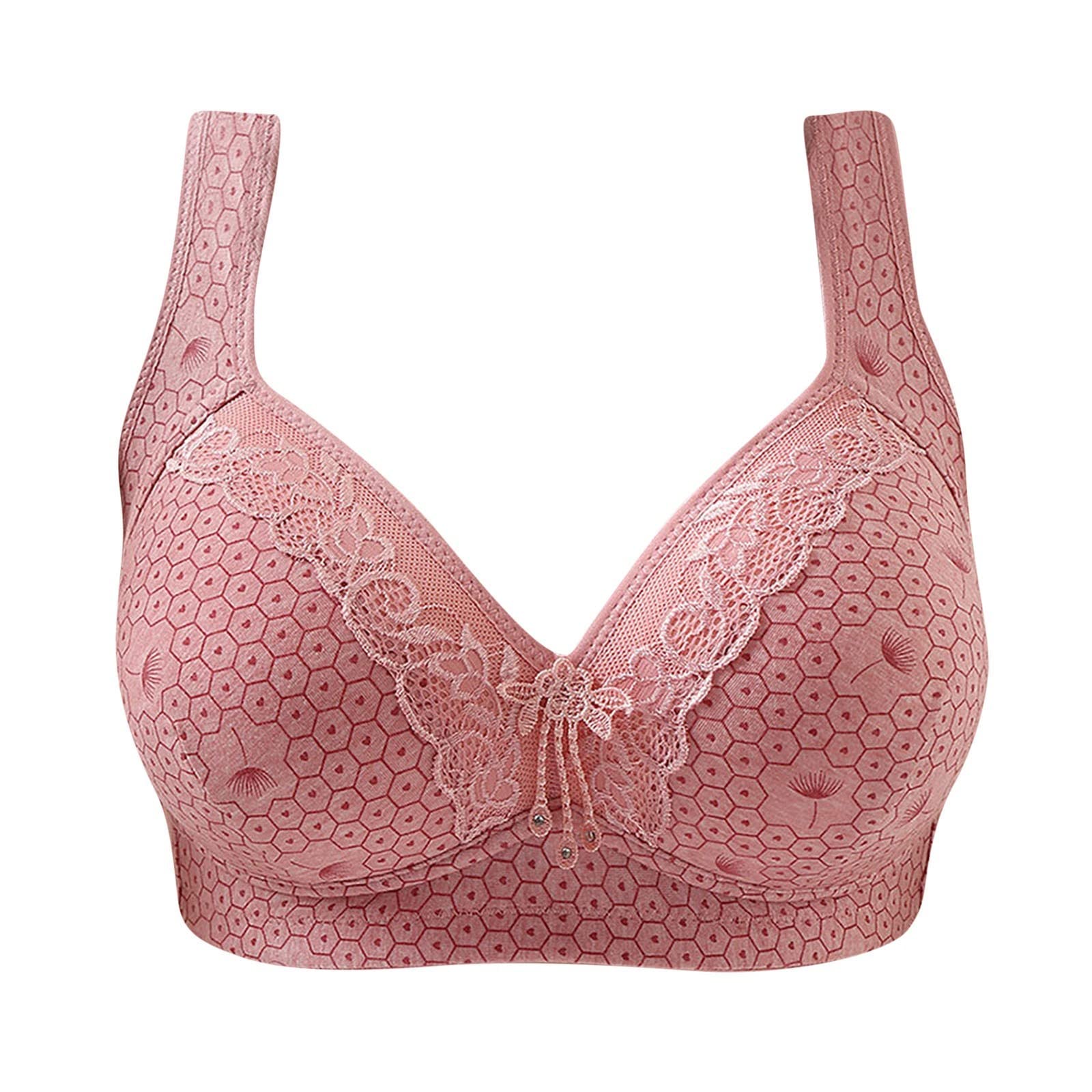 Comfortable Soft Lounge Bras for Women - Plus Size Stretch Bralette for Sleep, Yoga & Everyday Wear