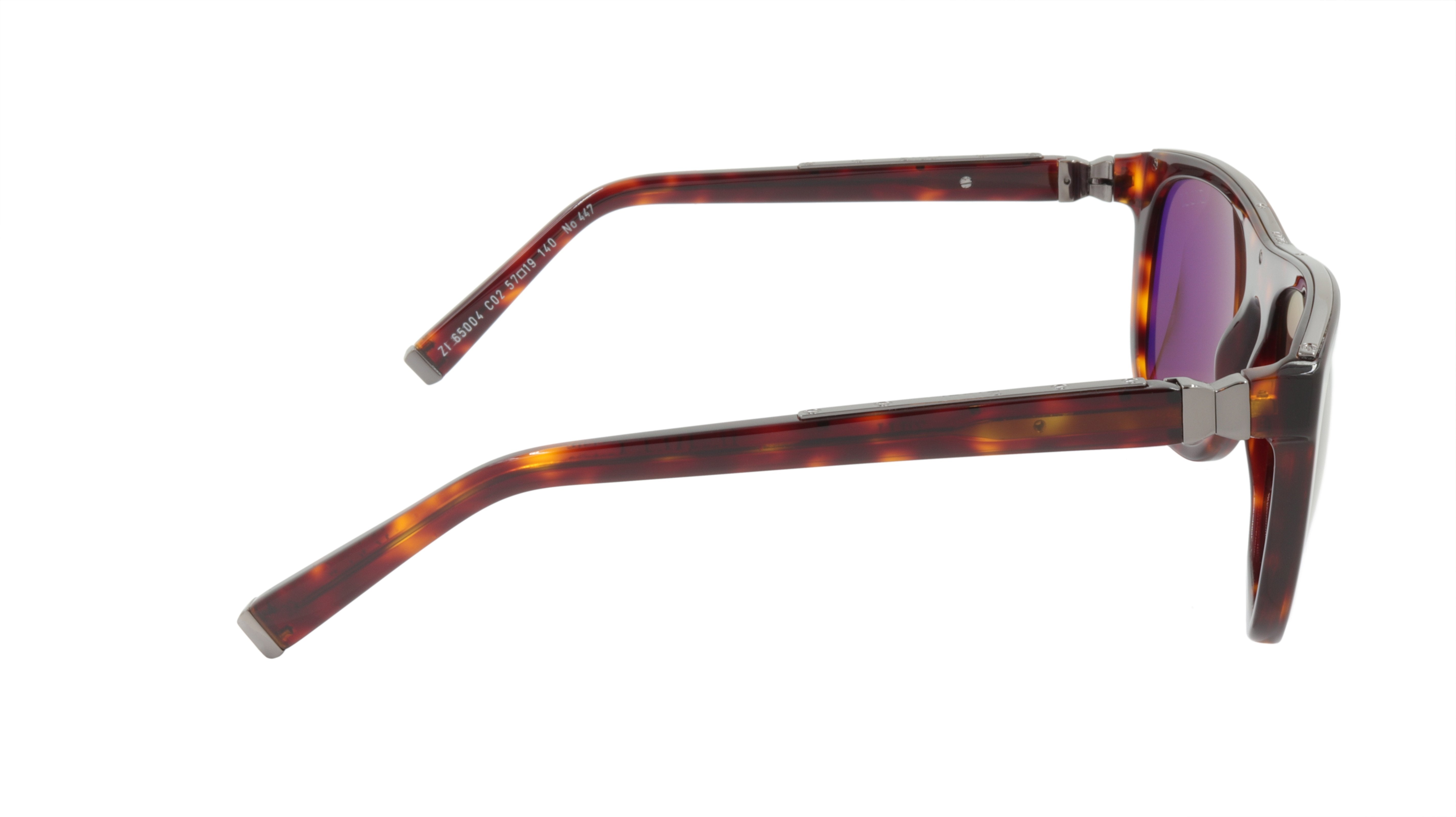 ZILLI Titanium Acetate Polarized Sunglasses - Handmade in France - Model ZI 65004 C02 - UV Protection for Driving, Travel & Outdoor Activities
