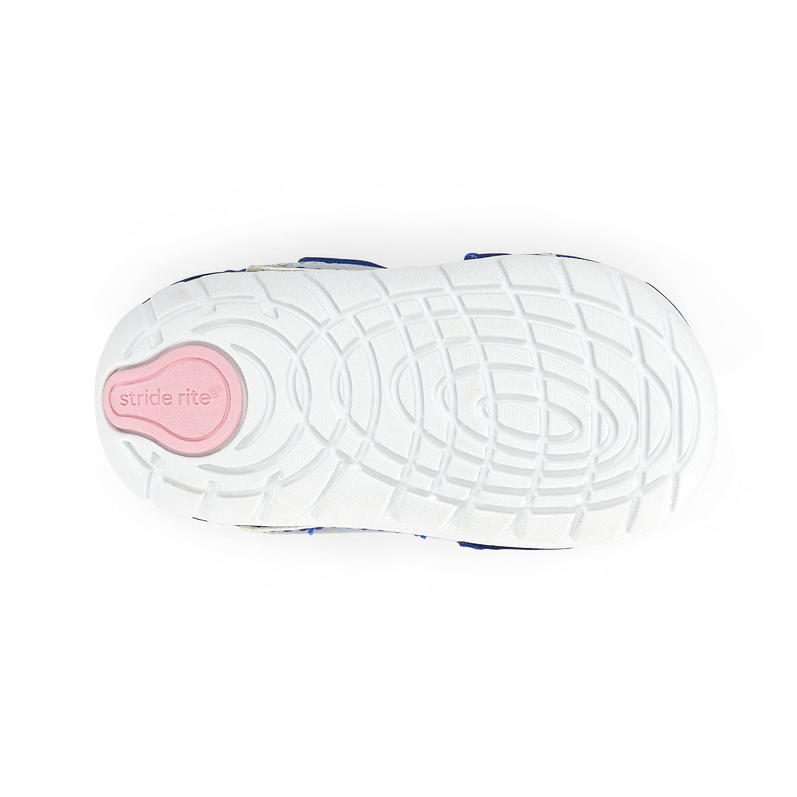 Stride Rite Soft Motion Rhett Navy Multi Sneakers for Baby Girls - Comfortable & Lightweight Toddler Walking Shoes | Perfect for Playtime, Daycare & First Steps