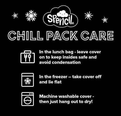 Spencil Insulated Lunch Bag with Chill Pack - Leakproof Thermal Cooler for Work, School & Picnics | Blooming Beauty Floral Design