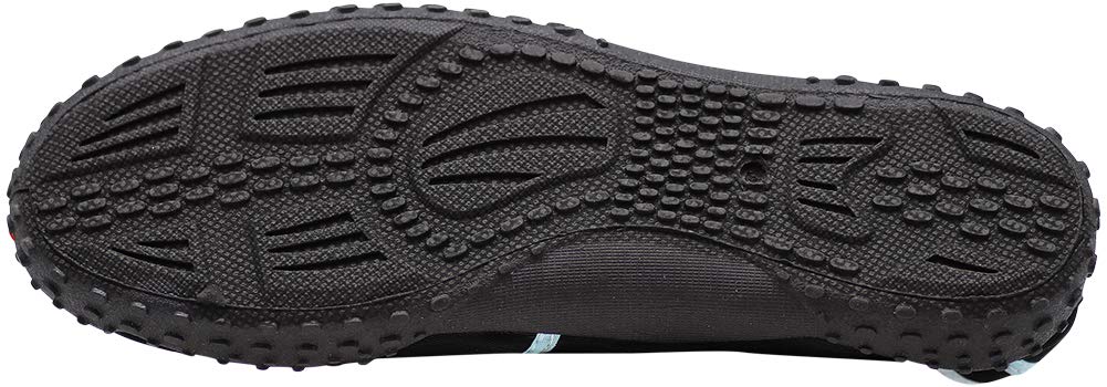 NORTY Wave Aqua Sock Water Shoes for Women - Quick-Dry Swim Beach Shoes with Non-Slip Sole - Lightweight Aqua Socks for Swimming, Surfing, Kayaking & Water Sports