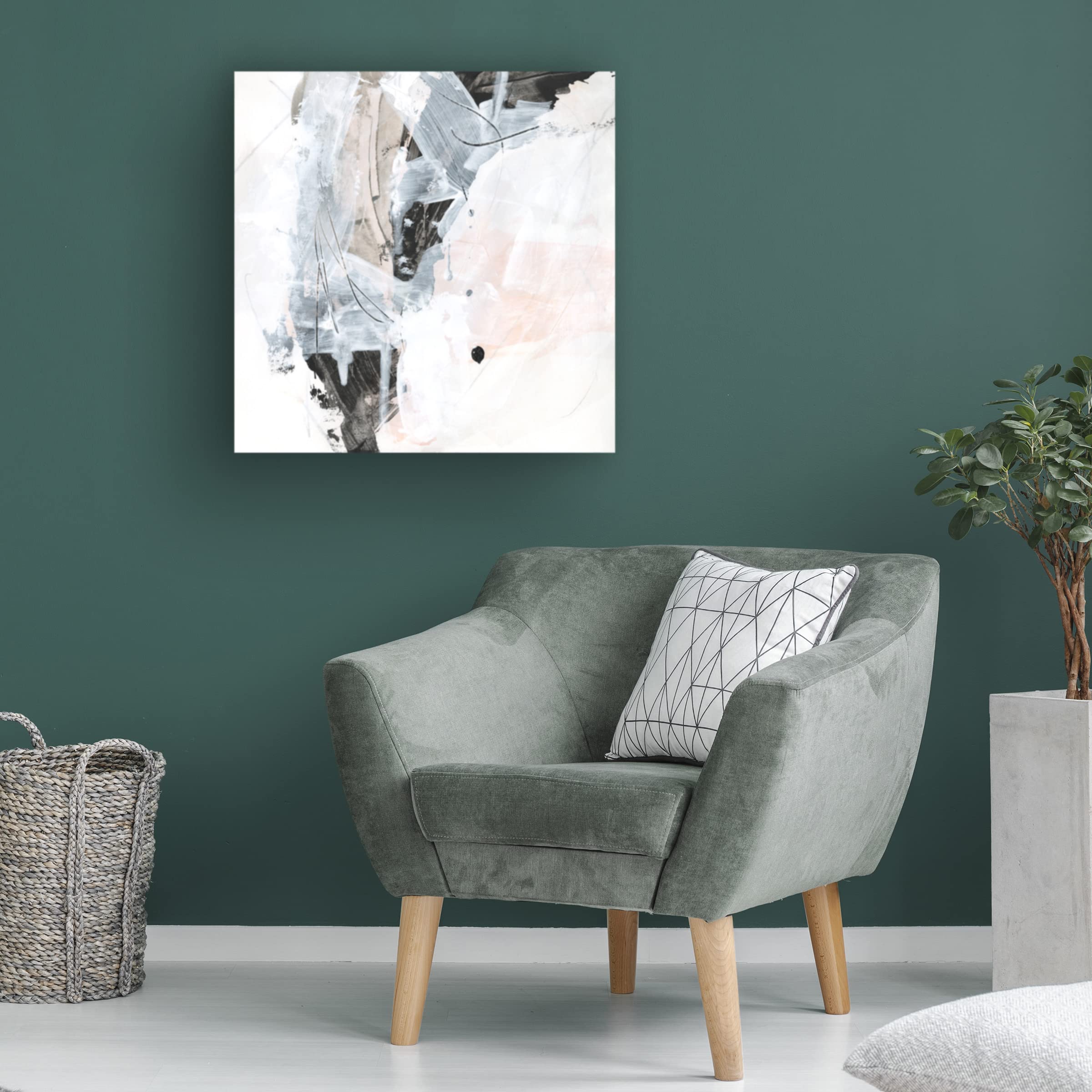 Trademark Fine Art 'Veiled Formation IV' Abstract Canvas Wall Art by June Erica Vess - Perfect for Living Room, Bedroom & Office Decor