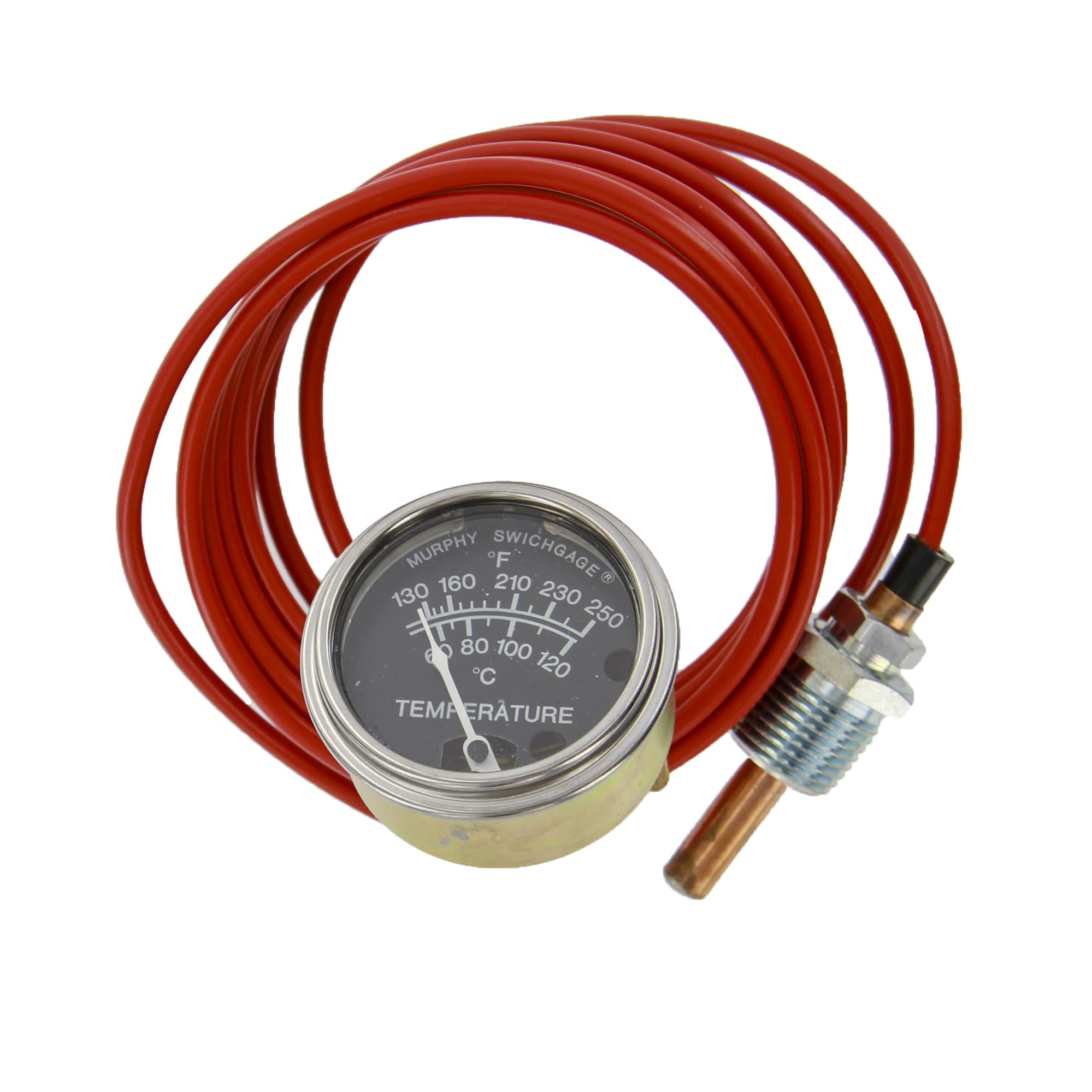 Quincy 21314 Temperature Gauge Replacement - Compatible with Quincy Air Compressors & Industrial Systems | Monitor Air Pressure for Workshop, Garage & Factory Use