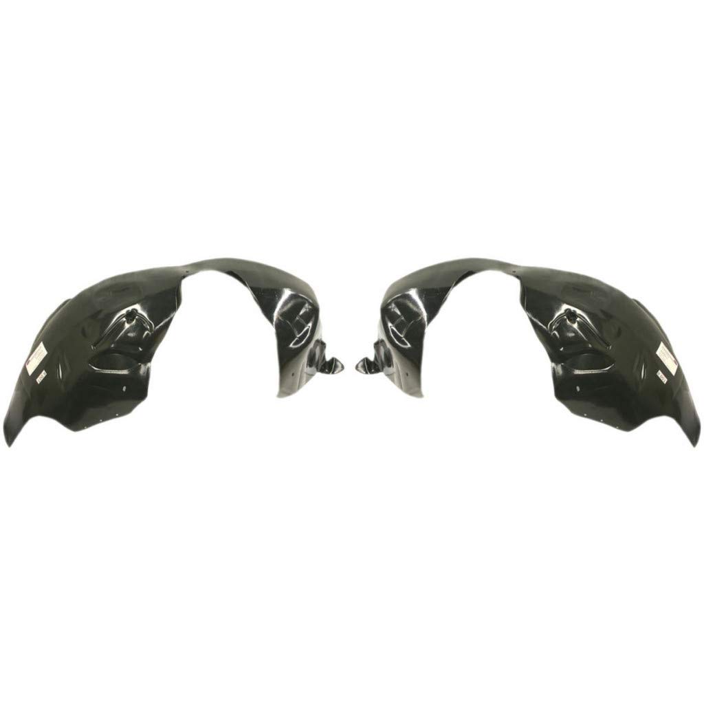 2005-2007 Mercury Montego Front Splash Guard & Fender Liner Set - Driver & Passenger Side (FO1250138 + FO1251138) | Perfect Fit Replacement for 5G1Z16103AA & 5G1Z16102AA | Protects Wheel Wells from Road Debris & Weather Damage