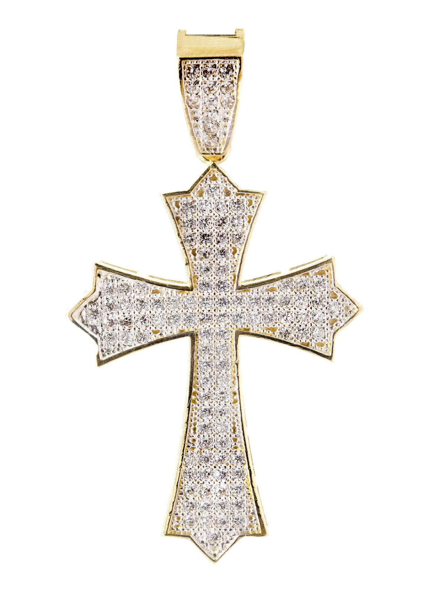 10K Gold Cross Pendant Necklace for Women & Men - 3.9 Grams Solid Gold Religious Jewelry - Perfect for Baptism, First Communion, Confirmation & Everyday Wear