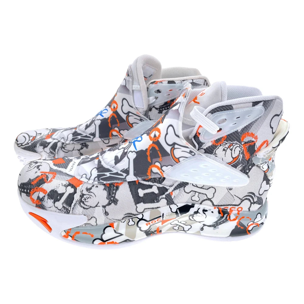 Klay Thompson Autographed Anta Rocco High Basketball Shoes with JSA COA - Golden State Warriors Memorabilia - Perfect for Collectors, Fans, and Sports Memorabilia Displays