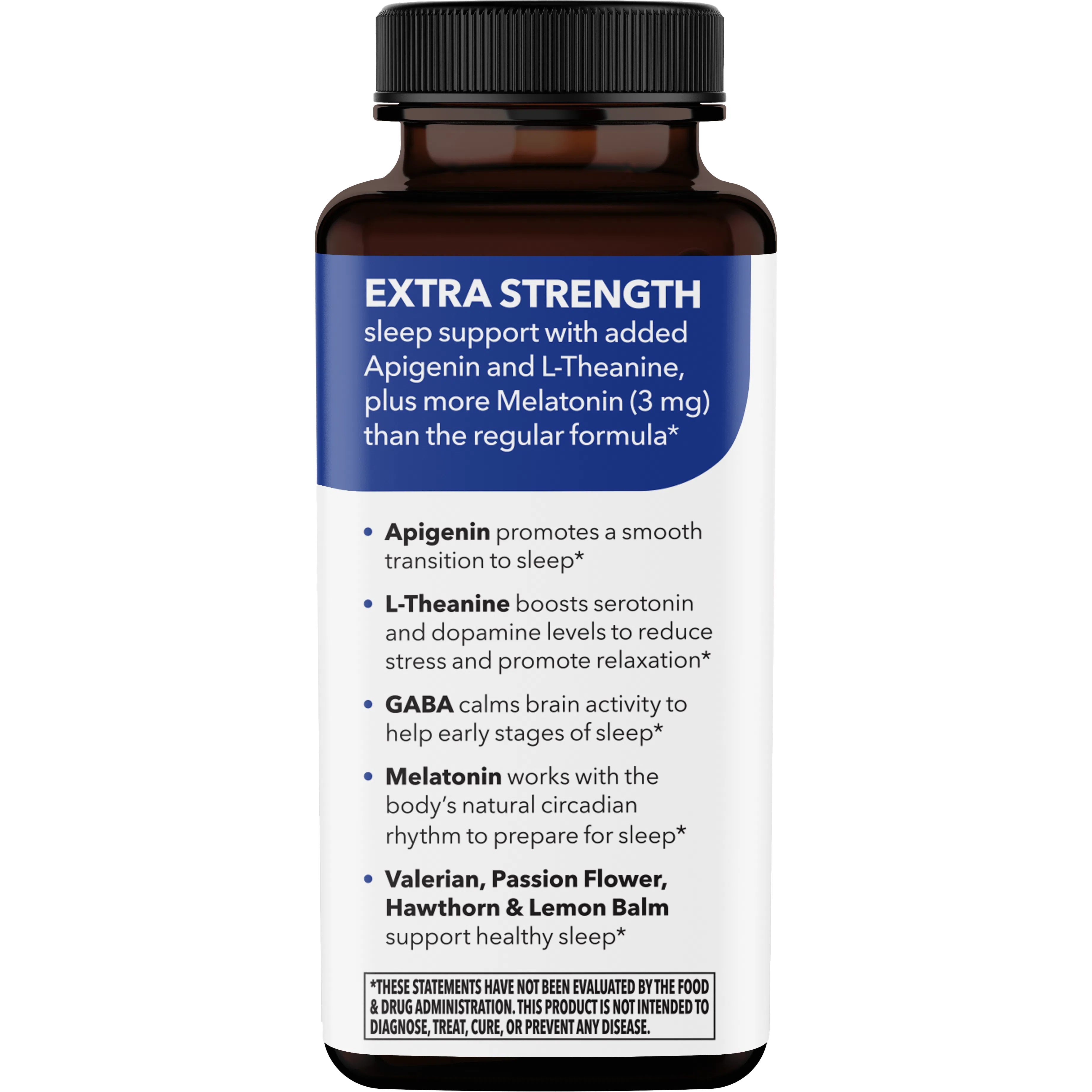 LifeSeasons Rest ZZZ Extra Strength Sleep Aid Supplement - Natural Sleep Support for Adults with Melatonin & Herbal Blend | Promotes Deep Relaxation & Restful Sleep for Nighttime Use