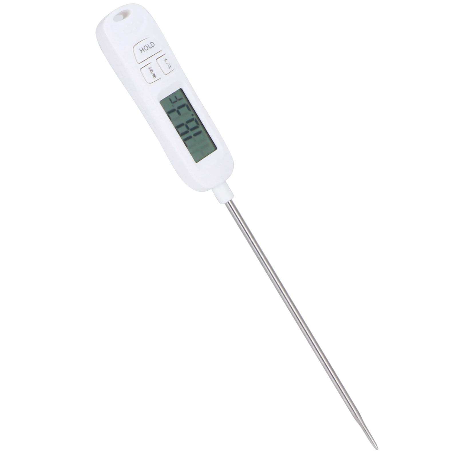 Digital Cooking Thermometer with Pen Holder - Instant Read Kitchen Temperature Gauge for BBQ, Baking & Grilling | Durable Food Thermometer for Home Kitchen & Outdoor Cooking