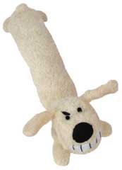 Durable 12 Inch Loofa Dog Toy for Chewing & Play - Natural Dog Chew Toy for Small & Large Breeds - Perfect for Indoor & Outdoor Playtime