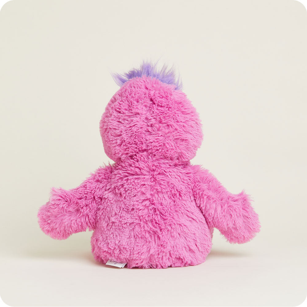 Pink Monster Warmies - Soft Plush Microwaveable Heating Pad for Kids & Adults - Perfect for Stress Relief, Anxiety, and Muscle Pain - Ideal for Home, Office, and Travel Use