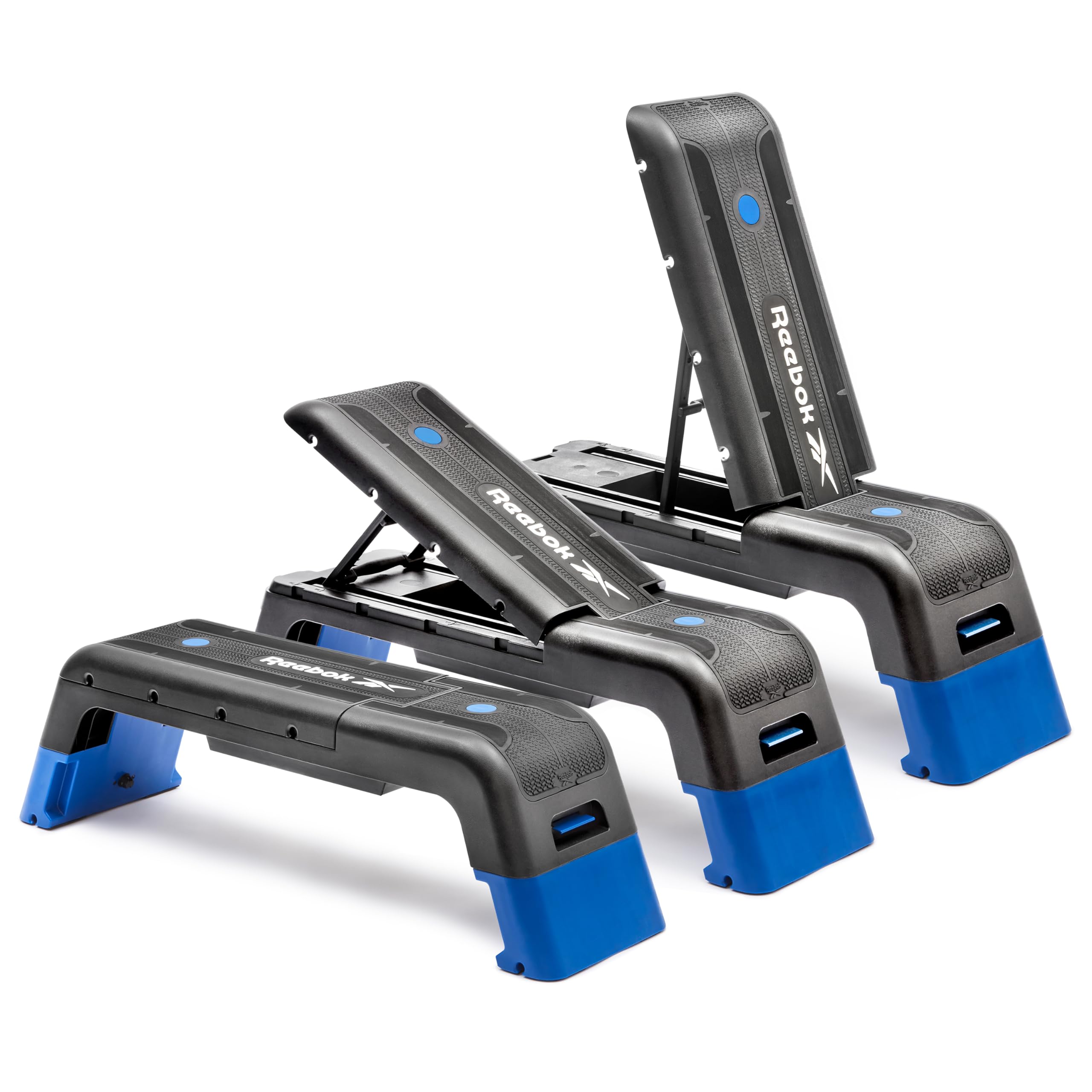 Reebok Adjustable Weight Bench for Home Gym - 20+ Workout Configurations for Strength Training, Cardio & Full Body Exercises - Perfect for Small Spaces & Home Workouts