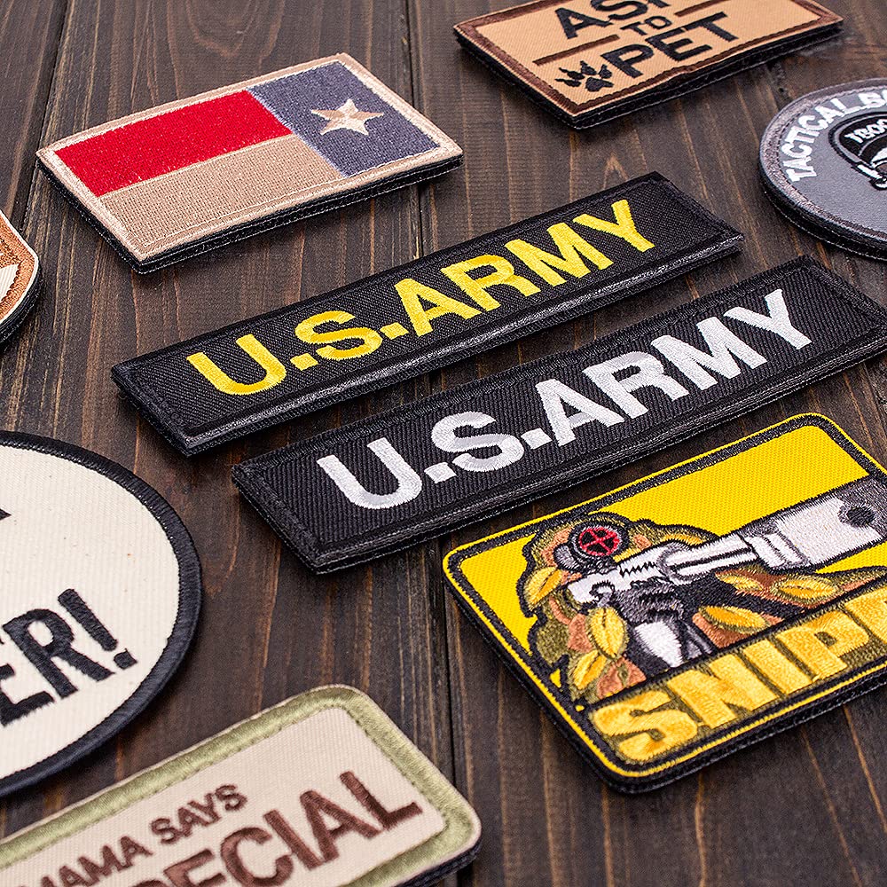 Custom Embroidery Patches - Personalized Morale Patches with Hook & Loop, Sew On or Iron On Options | Any Size & Logo Customizable | Perfect for Military Uniforms, Backpacks, Jackets & DIY Crafts