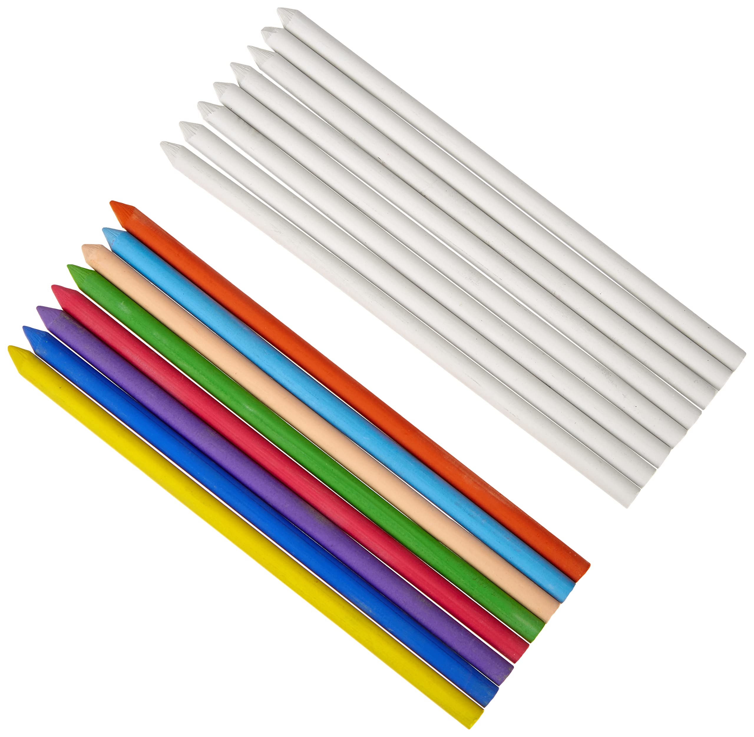 Allary Chalk Cartridge Set - 12 Vibrant Colors for Sidewalk, Blackboard & Art Projects - Perfect for Kids, Teachers & Outdoor Fun