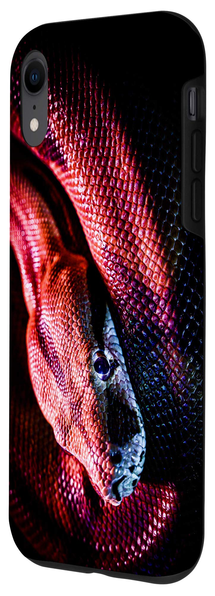 iPhone XR Snake Case - Constrictor Boa & Burmese Python Design - Durable Protective Cover for iPhone XR - Perfect for Outdoor Adventures, Travel & Everyday Use
