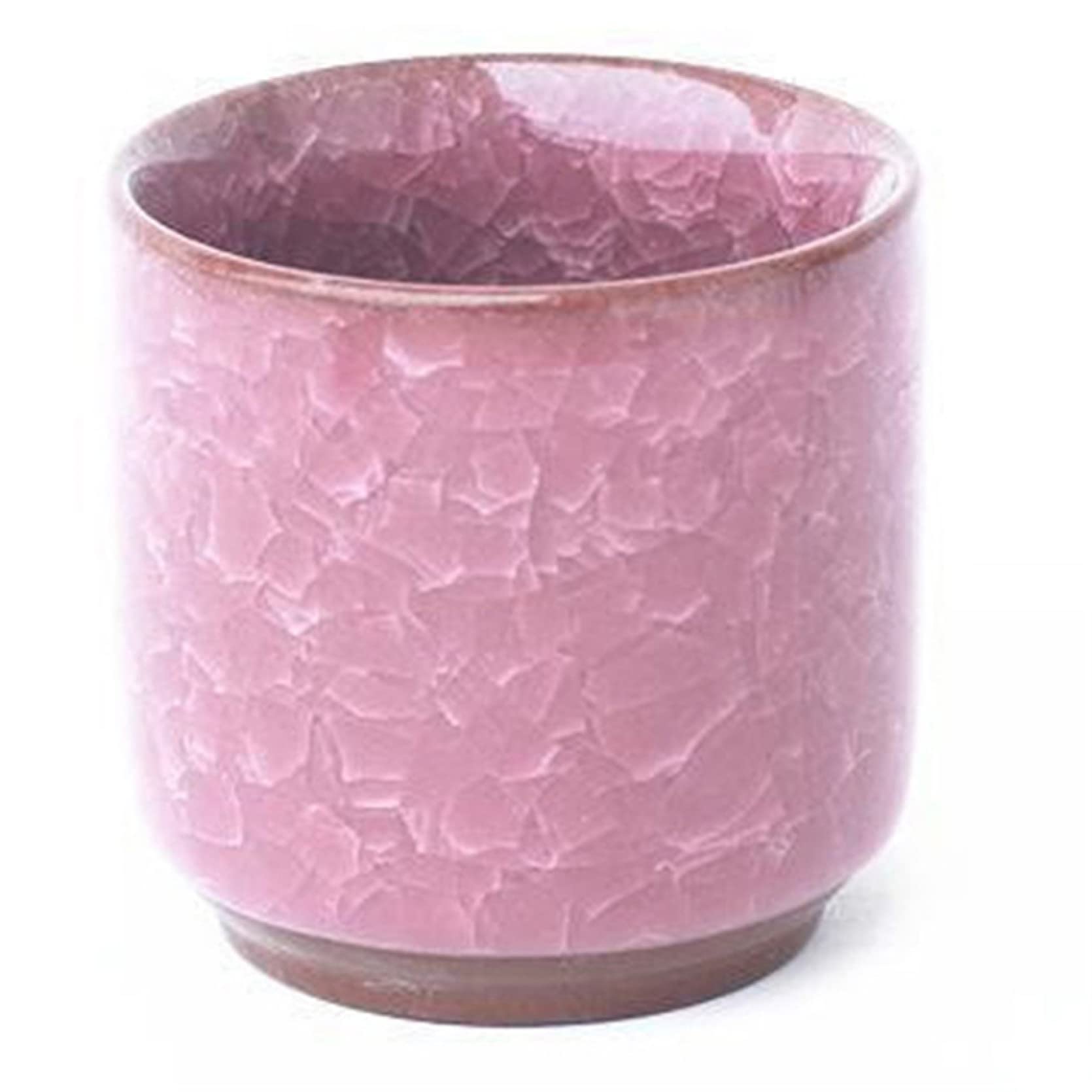 Creative Ice Crack Glaze Ceramic Succulent Planter - Desktop Cactus Flower Pots with Unique Cracked Design, Porcelain Plant Containers for Home Office Decor, Wedding Centerpieces & Gift Ideas