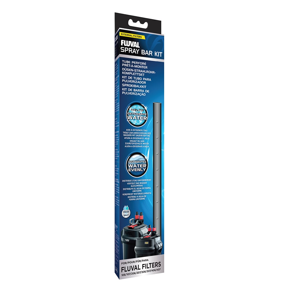 Fluval Spray Bar Kit for Aquariums - Adjustable Water Flow Nozzle for Fish Tank Filtration - Perfect for Freshwater & Saltwater Tanks (Home, Office, or Pet Store Use)