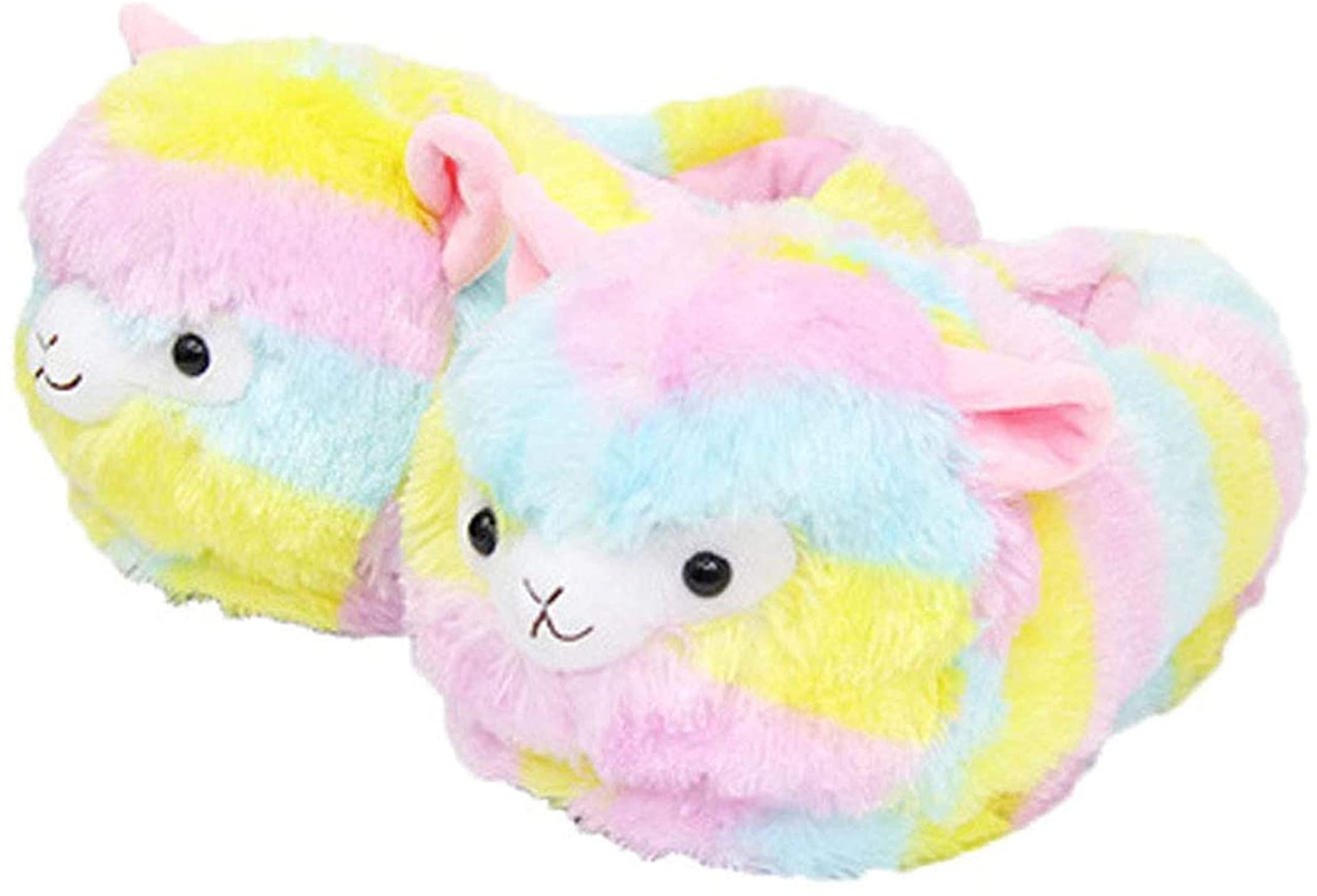 Women's Furry Winter Slippers - Warm Animal Design Pig & Hamster House Shoes - Cozy Home Indoor Footwear for Relaxing, Lounging & Gift Giving