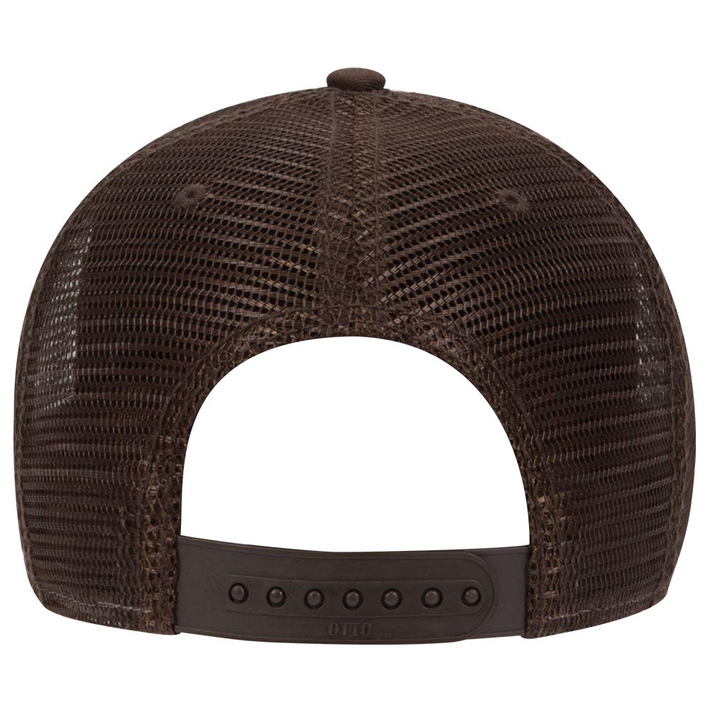 Ottocap Five Panel Low Profile Melton Wool Blend Cap - Dark Brown/Cork/Dark Brown | Wholesale Bulk Pricing | Perfect for Outdoor Activities, Casual Wear & Street Fashion