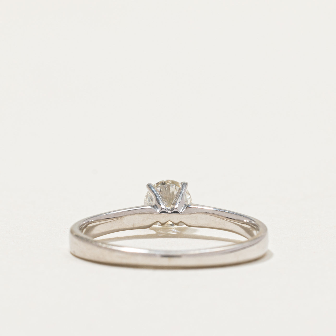 0.36ct Solitaire High Set Diamond Engagement Ring for Women - Size 5 | Perfect Proposal, Wedding & Anniversary Jewelry Gift