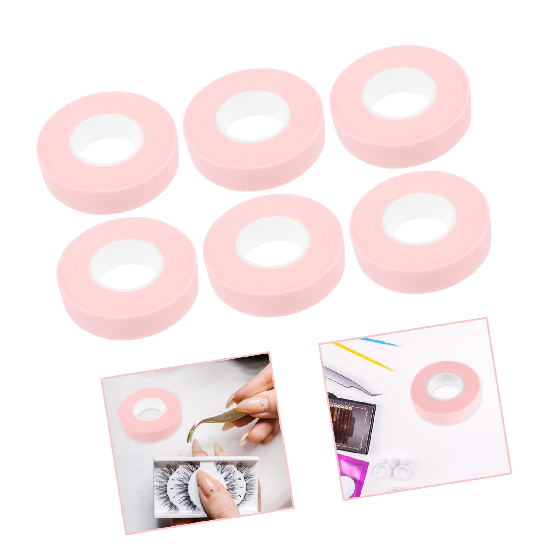 DOITOOL 18 Rolls Microporous Breathable Lash Adhesive Tape - Hypoallergenic Eye Pads for Makeup & False Eyelashes - Perfect for Beauty Salons, Bridal Makeup & DIY Extensions
