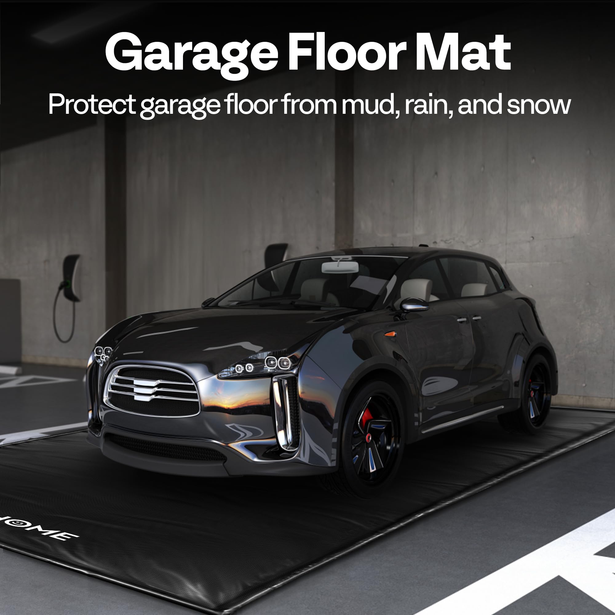 VIVOHOME Heavy Duty PVC Garage Floor Mat 7'9