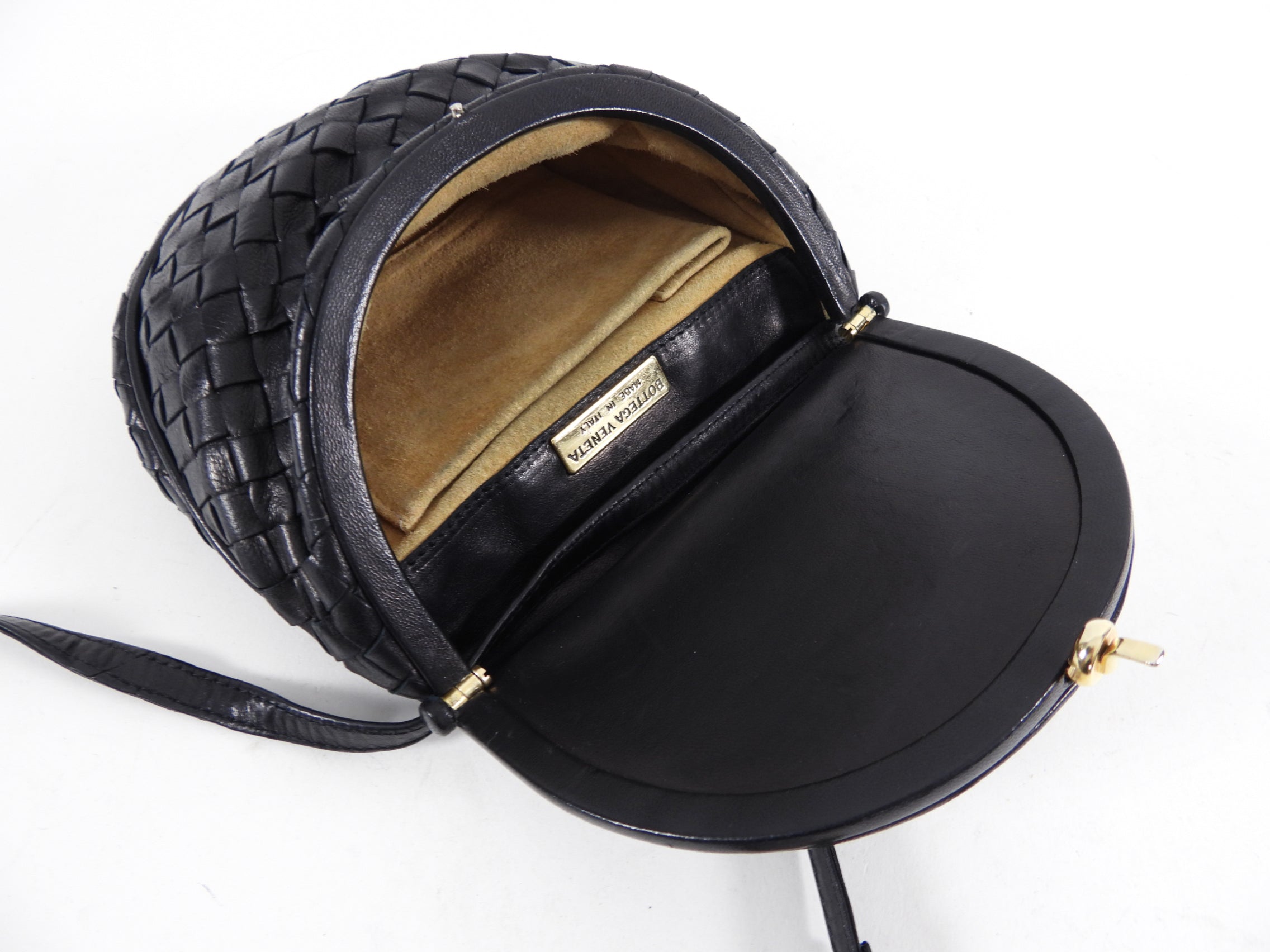 Bottega Veneta Vintage 1980s Intrecciato Leather Mini Crossbody Bag - Retro Luxury Handbag for Women, Perfect for Evening Parties & Date Nights