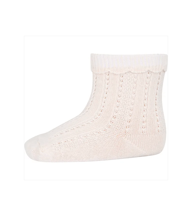 Pink Champagne Ilse Socks by mp Denmark - Women's Luxury Cotton Socks for Gifts, Weddings & Special Occasions