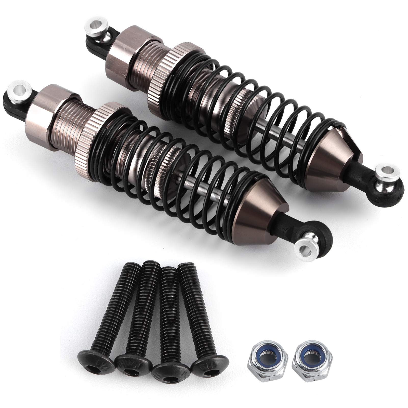 95mm RC Car Shock Absorber - Metal Upgrade Dampers for 1/10 Redcat XTE Remote Control Cars | Off-Road Bashing & Racing Accessories