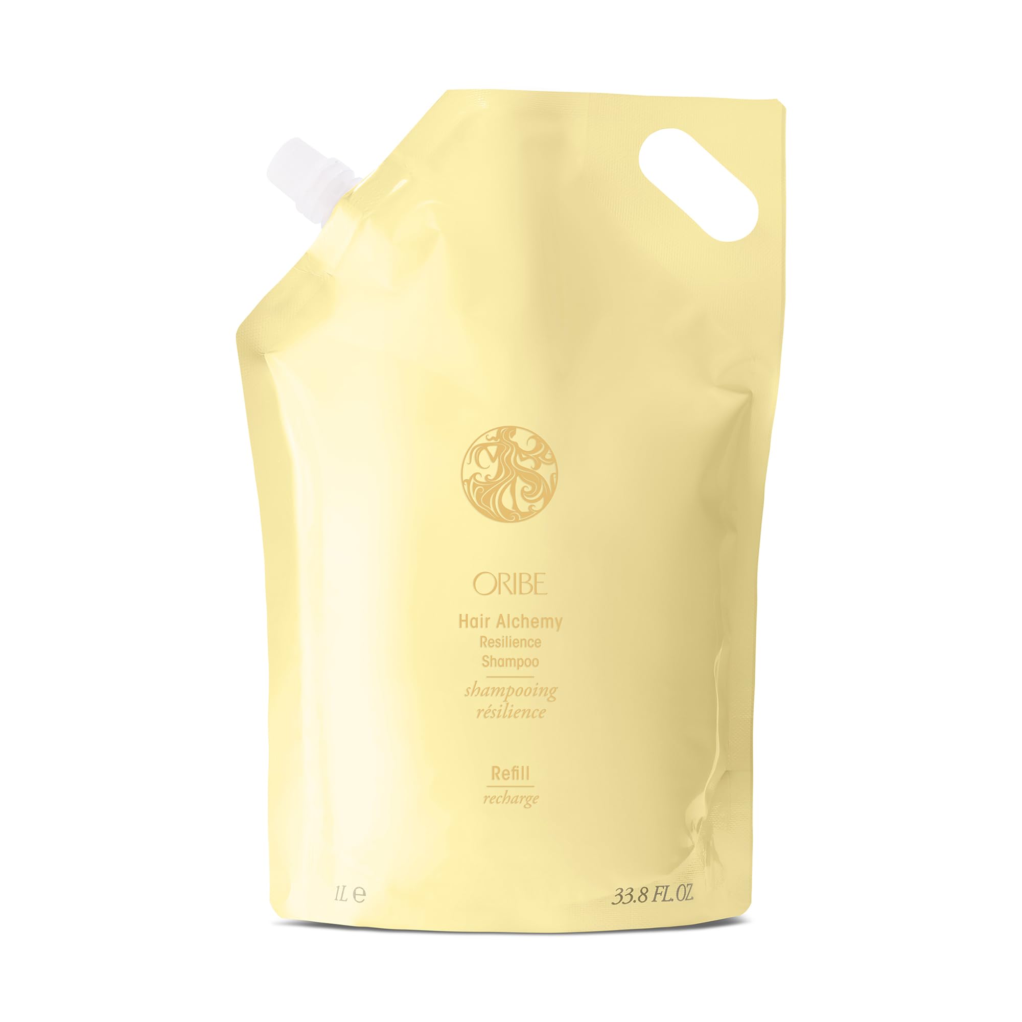 ORIBE Hair Alchemy Resilience Shampoo - 33.8oz/1L Refill for Damaged Hair - Sulfate-Free Repairing Shampoo for Stronger, Healthier Hair - Salon-Quality Hair Care for Daily Use at Home or Travel